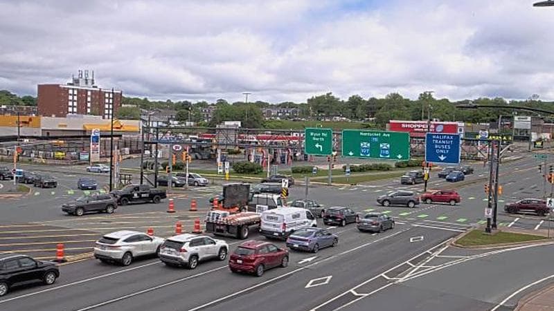 Macdonald Bridge - Halifax bound