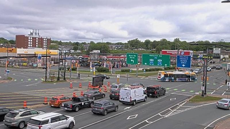 Macdonald Bridge - Halifax bound