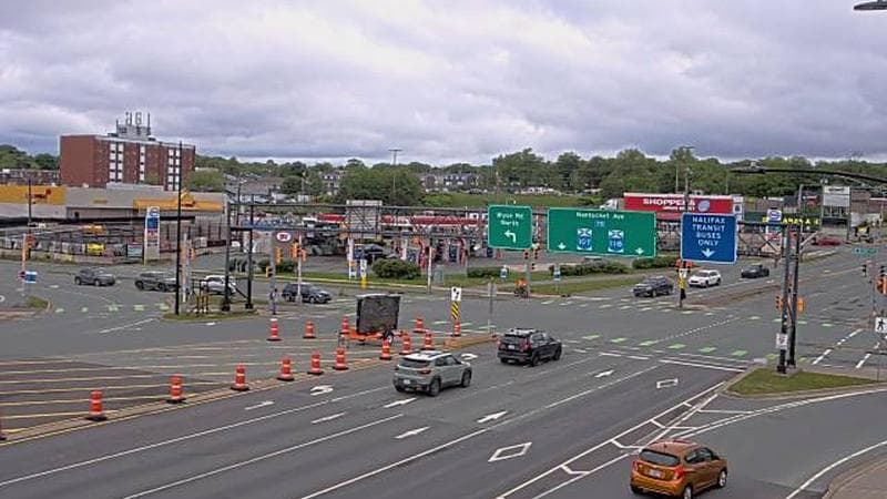 Macdonald Bridge - Halifax bound