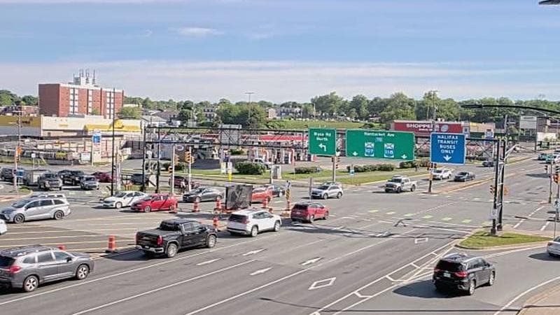 Macdonald Bridge - Halifax bound
