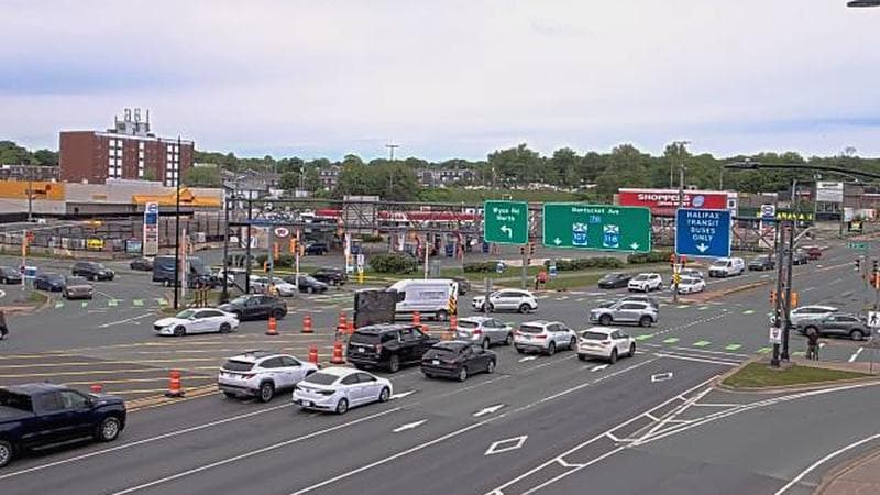 Macdonald Bridge - Halifax bound