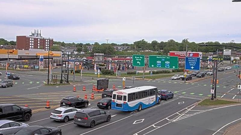 Macdonald Bridge - Halifax bound