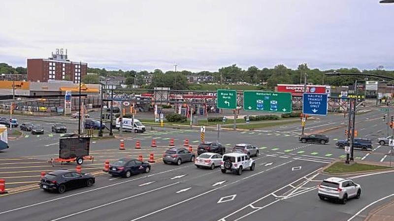 Macdonald Bridge - Halifax bound