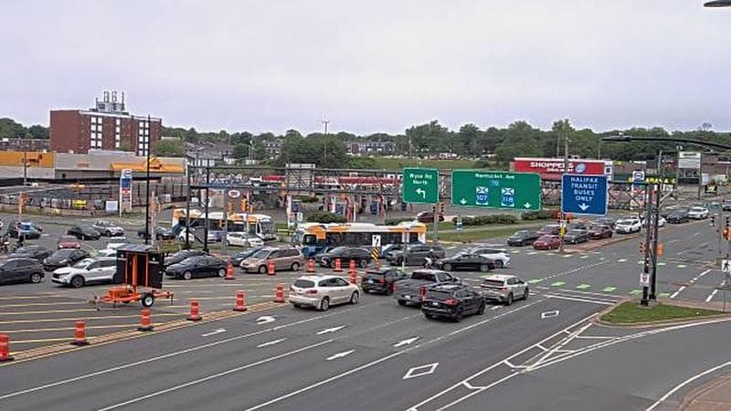 Macdonald Bridge - Halifax bound