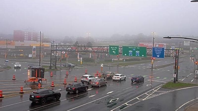 Macdonald Bridge - Halifax bound