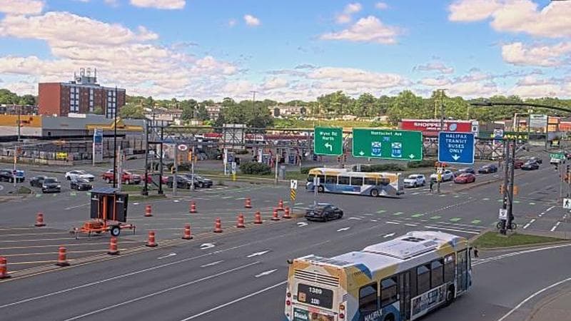 Macdonald Bridge - Halifax bound