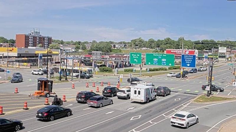 Macdonald Bridge - Halifax bound