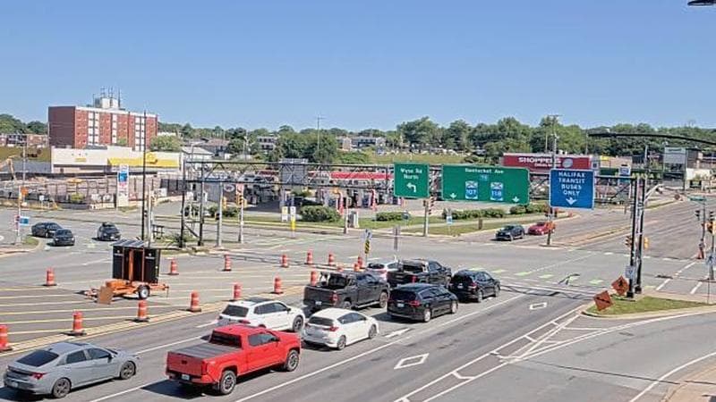 Macdonald Bridge - Halifax bound