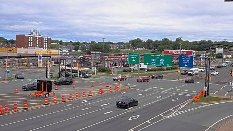 Macdonald Bridge - Halifax bound