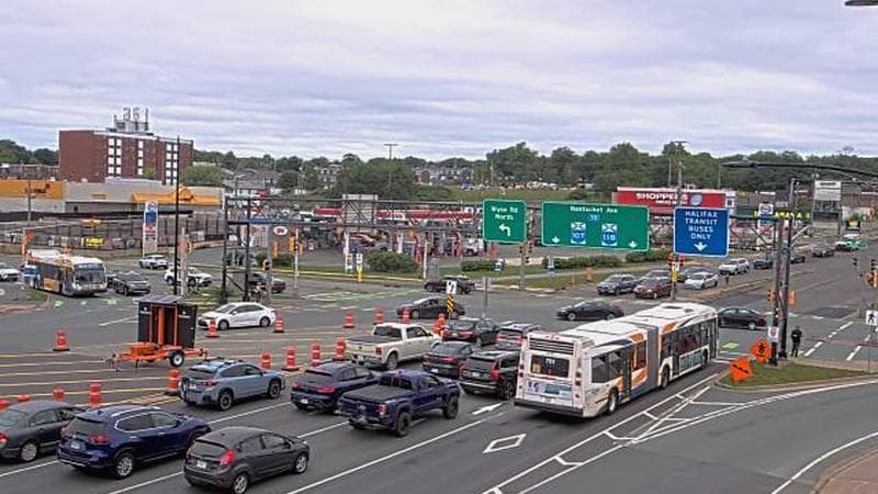 Macdonald Bridge - Halifax bound