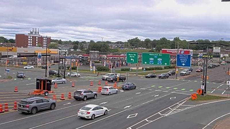 Macdonald Bridge - Halifax bound