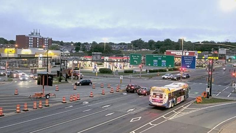 Macdonald Bridge - Halifax bound