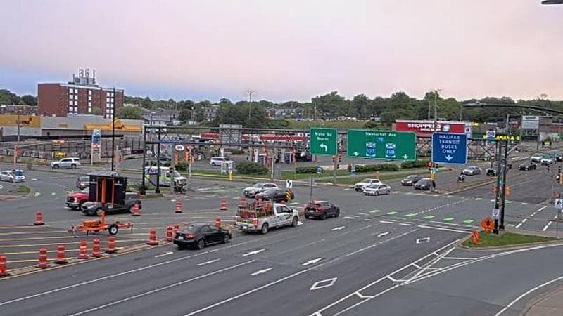 Macdonald Bridge - Halifax bound