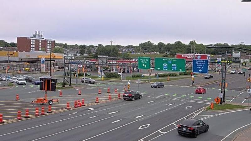 Macdonald Bridge - Halifax bound