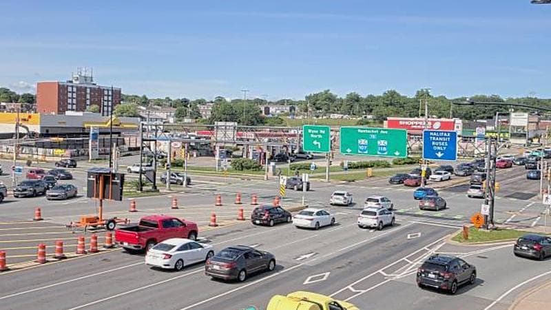 Macdonald Bridge - Halifax bound