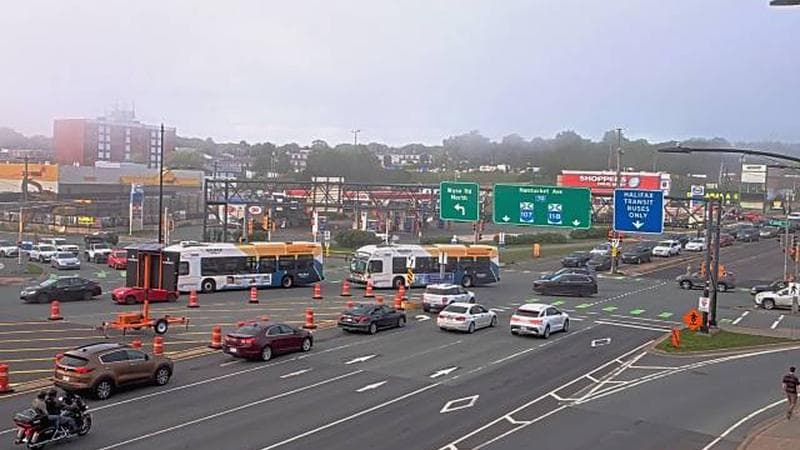 Macdonald Bridge - Halifax bound