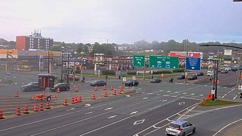 Macdonald Bridge - Halifax bound