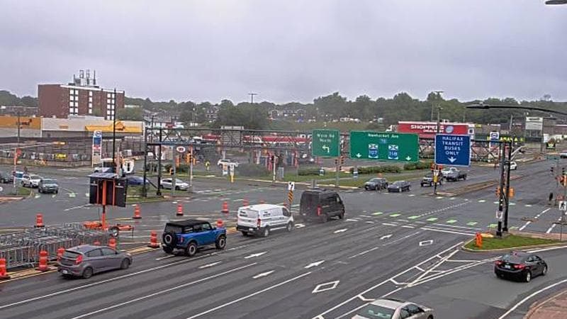 Macdonald Bridge - Halifax bound