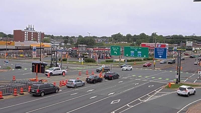 Macdonald Bridge - Halifax bound