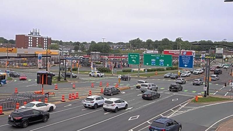 Macdonald Bridge - Halifax bound