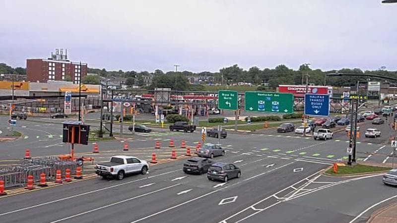 Macdonald Bridge - Halifax bound