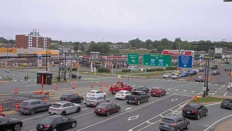 Macdonald Bridge - Halifax bound