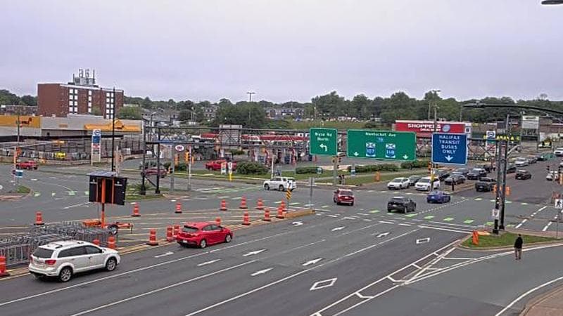 Macdonald Bridge - Halifax bound