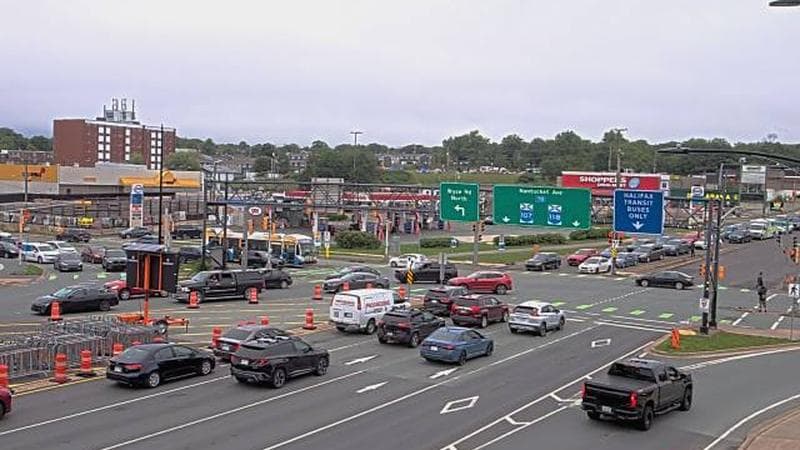 Macdonald Bridge - Halifax bound