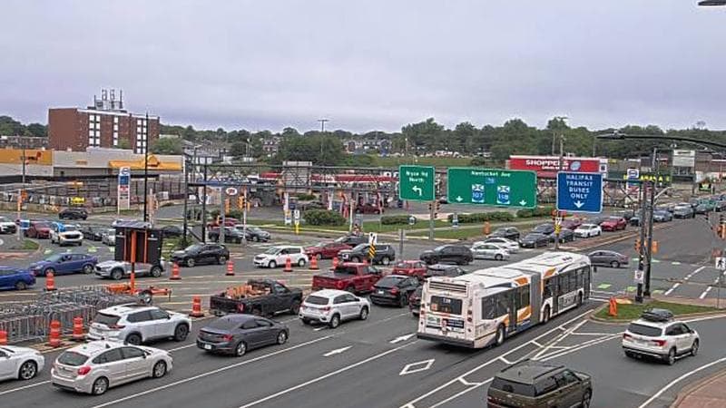 Macdonald Bridge - Halifax bound