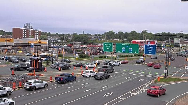 Macdonald Bridge - Halifax bound