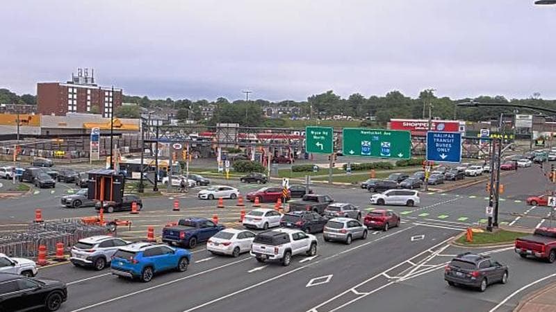 Macdonald Bridge - Halifax bound