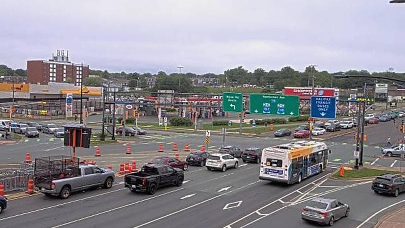 Macdonald Bridge - Halifax bound