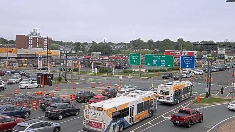 Macdonald Bridge - Halifax bound