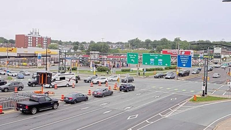 Macdonald Bridge - Halifax bound