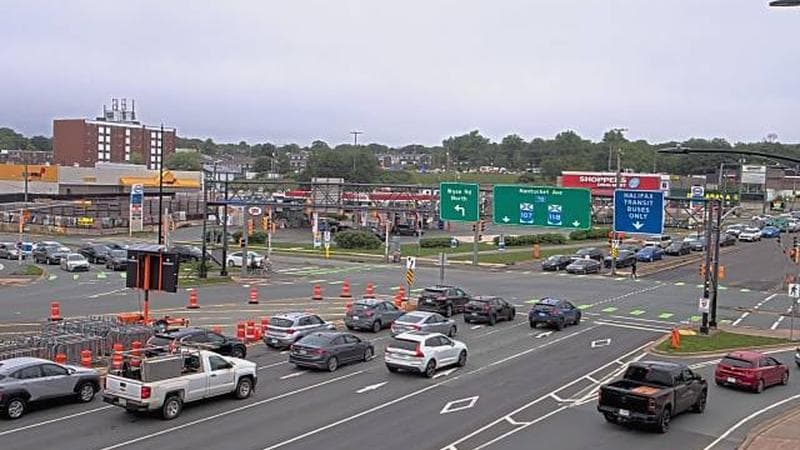 Macdonald Bridge - Halifax bound
