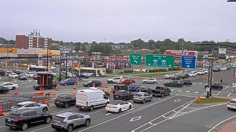 Macdonald Bridge - Halifax bound