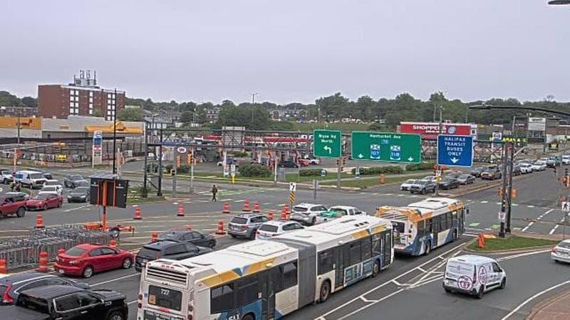 Macdonald Bridge - Halifax bound