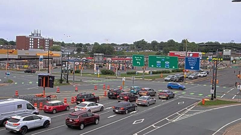 Macdonald Bridge - Halifax bound