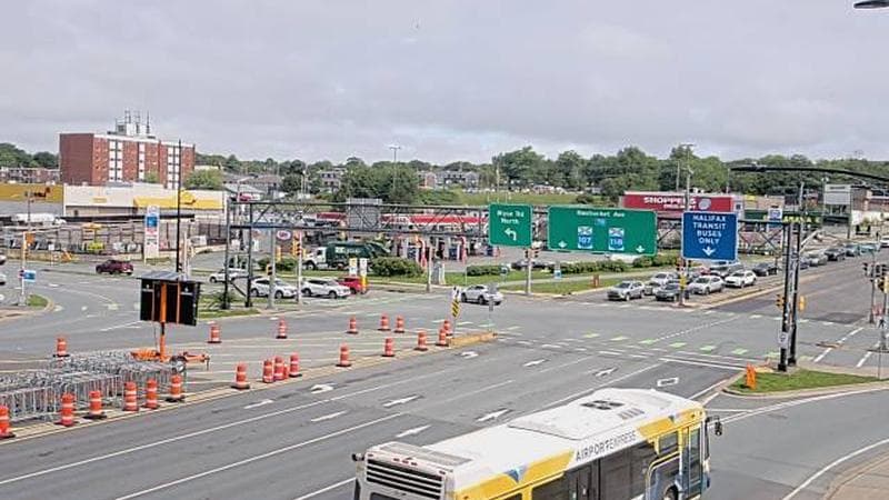 Macdonald Bridge - Halifax bound