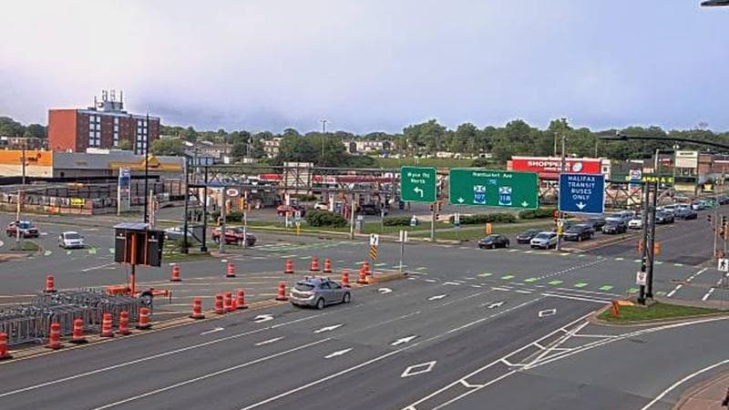 Macdonald Bridge - Halifax bound