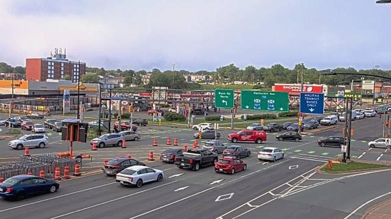 Macdonald Bridge - Halifax bound