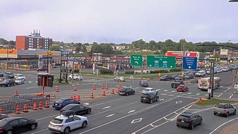 Macdonald Bridge - Halifax bound