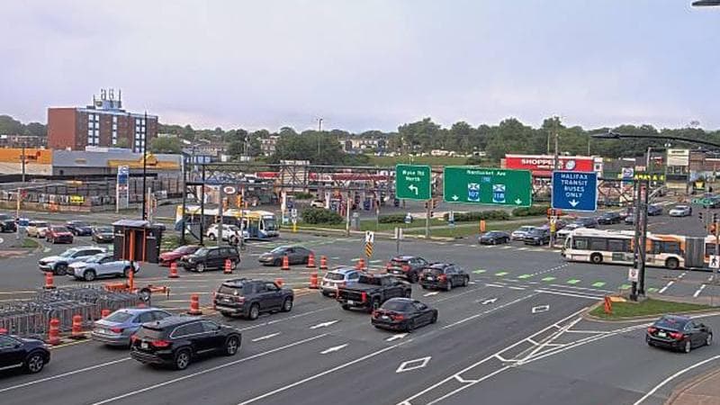 Macdonald Bridge - Halifax bound