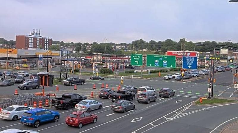 Macdonald Bridge - Halifax bound