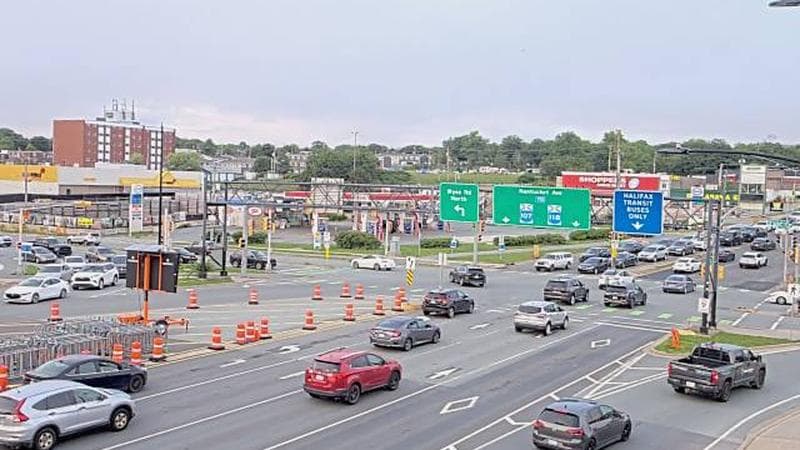 Macdonald Bridge - Halifax bound