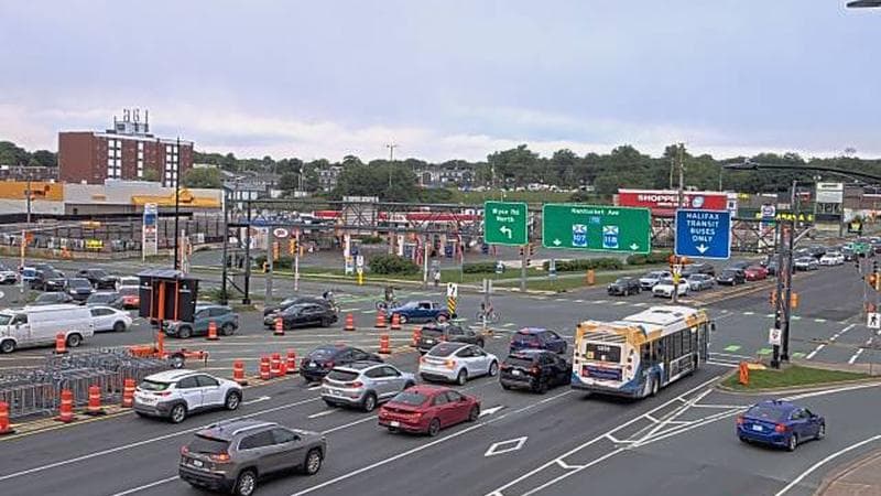 Macdonald Bridge - Halifax bound