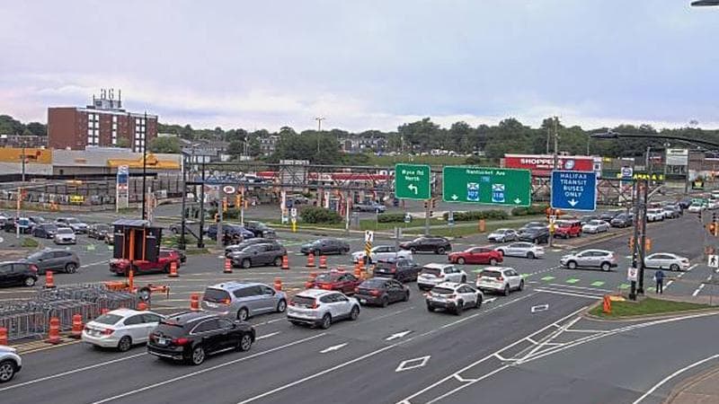 Macdonald Bridge - Halifax bound