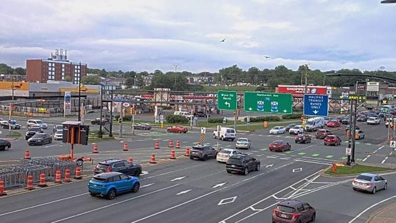 Macdonald Bridge - Halifax bound
