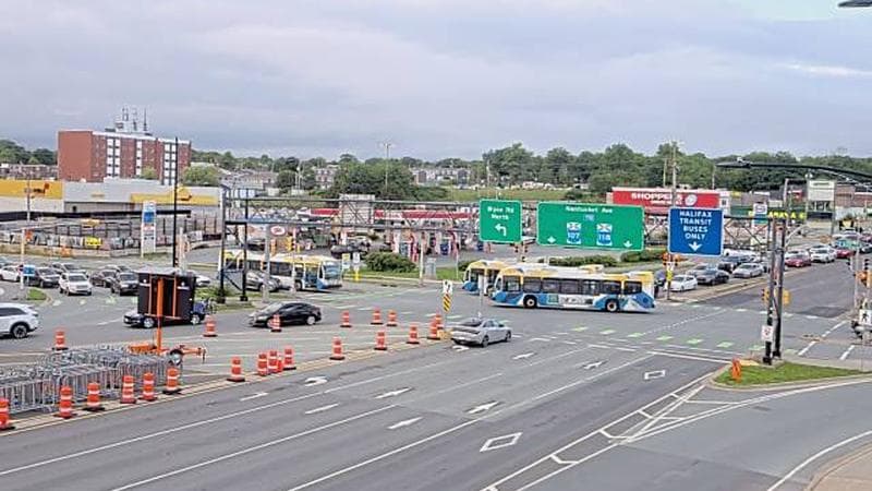 Macdonald Bridge - Halifax bound