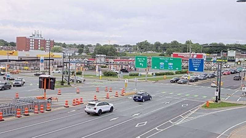 Macdonald Bridge - Halifax bound